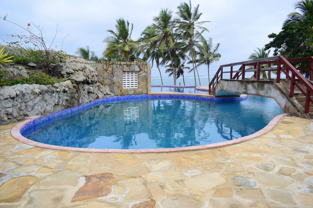 View of the swimming pool area