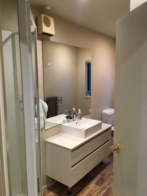 Own bathroom and shower