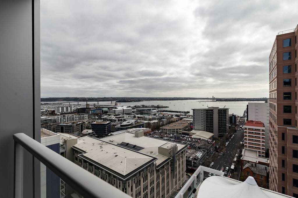 Views from private balcony.