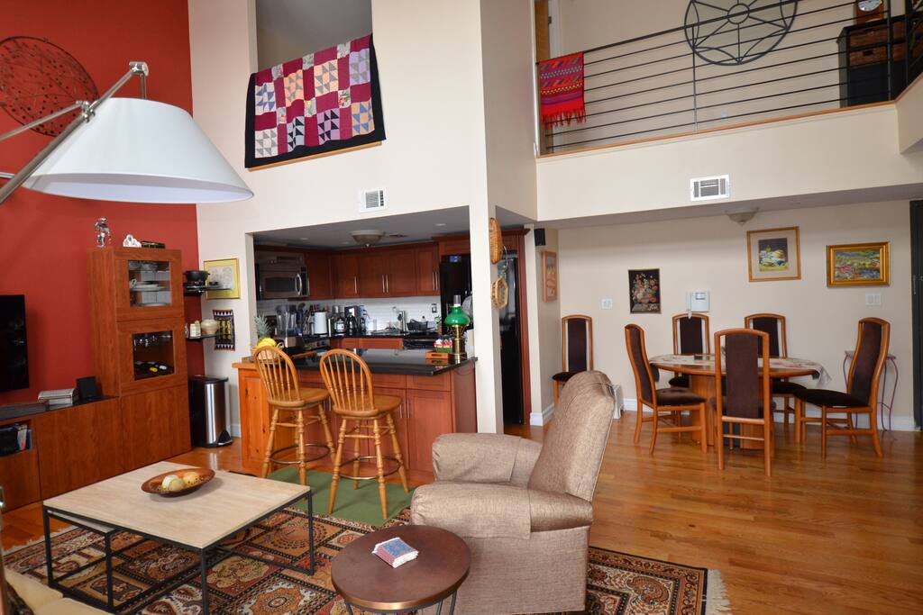 Kitchen and Living Rm