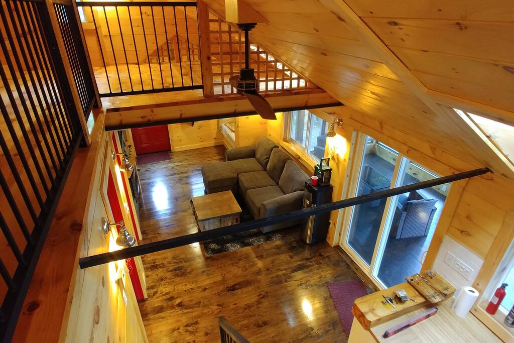 Open concept living area.