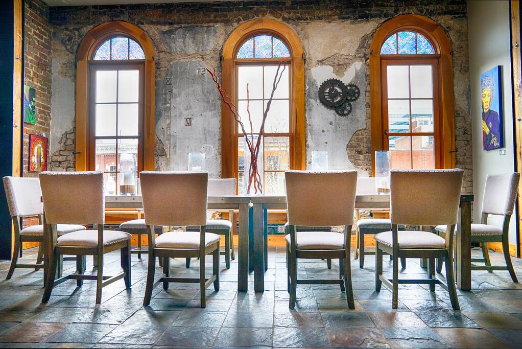 Head Table Over Looking Market Square