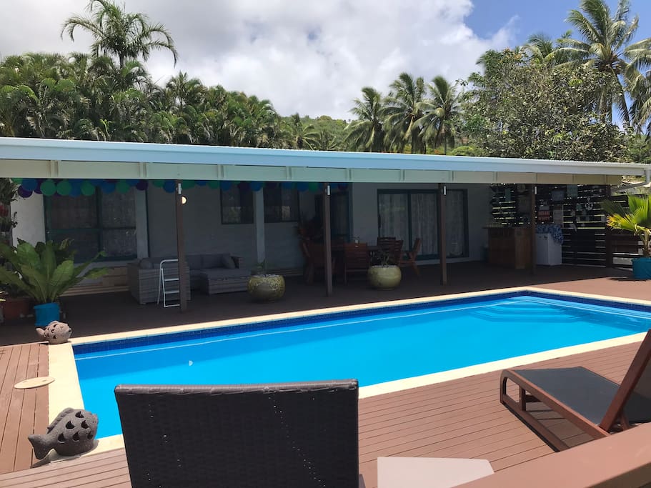 Sun Lounge Area and Pool