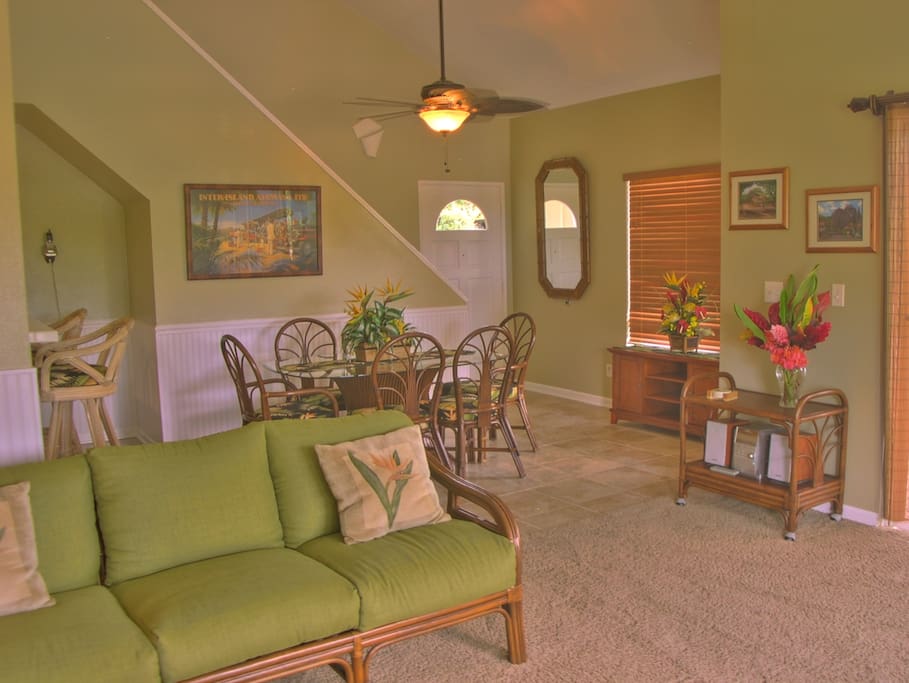 Living and Dining areas