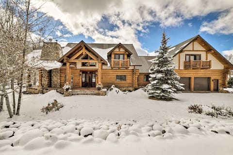 Beautiful Riverfront Log Home W/Hot Tub Sleeps 10