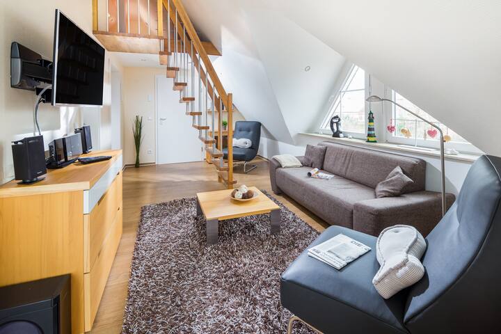 Gemütliche Wohnung mit Meerblick auf Juist