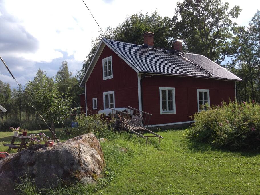 Grandmas cabin from the back
