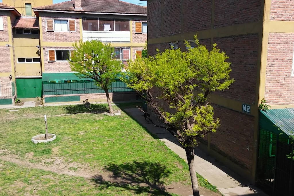 Vista desde la cocina de mi departamento.