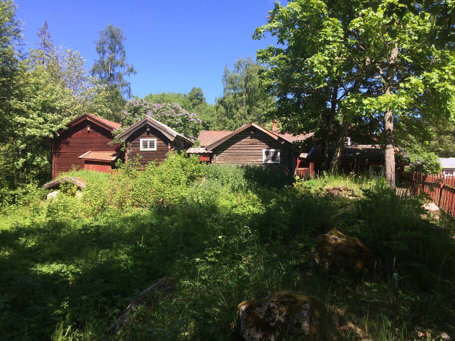 Baksidan av Pellusgården
