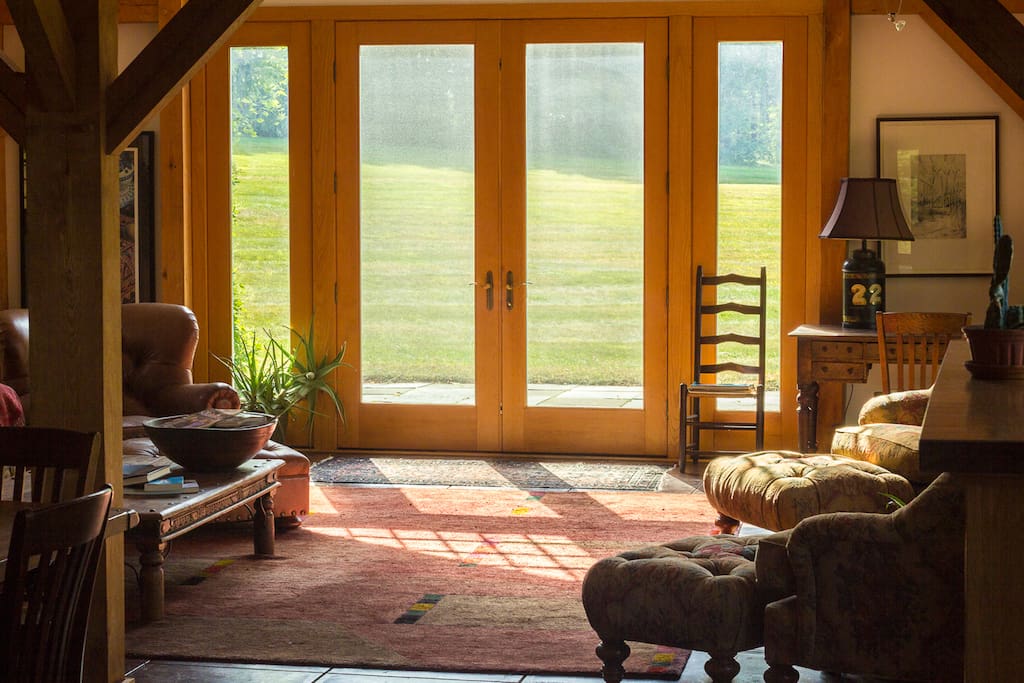 Sun filled living room