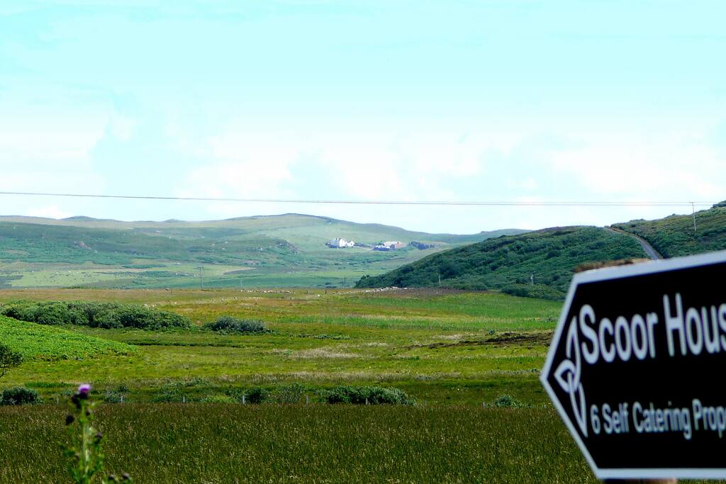 The road to Scoor House....