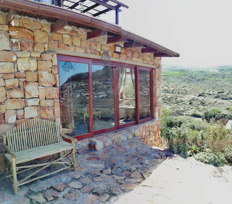 Woodstone Cottage entrance