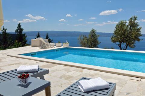 Nudists friendly villa with private heated pool