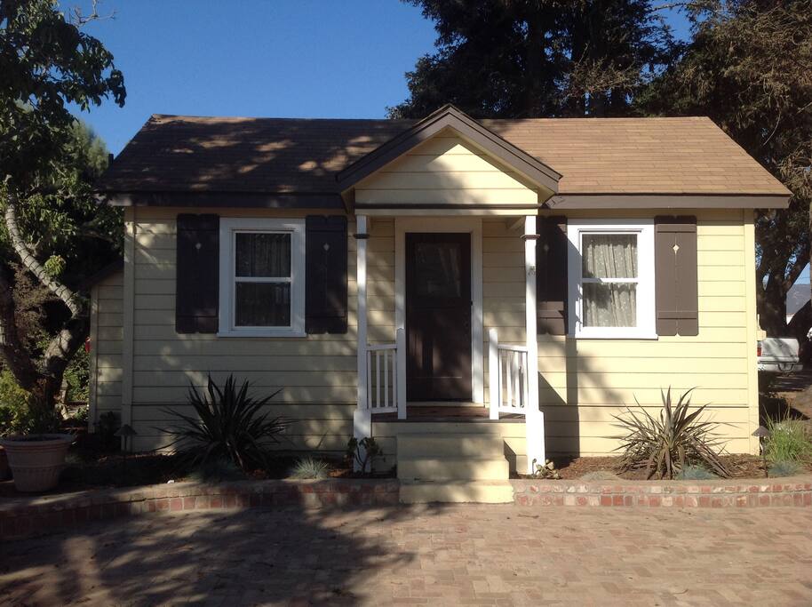 This is the cottage, was built in 1945 by our great grandfather for our mom as a playhouse.