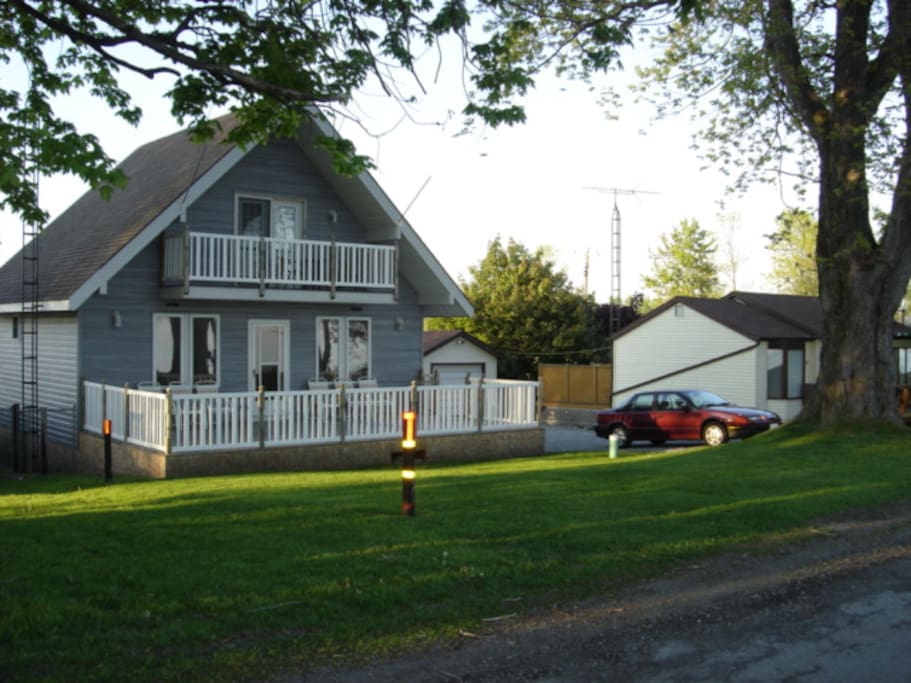 Front view of cottage
