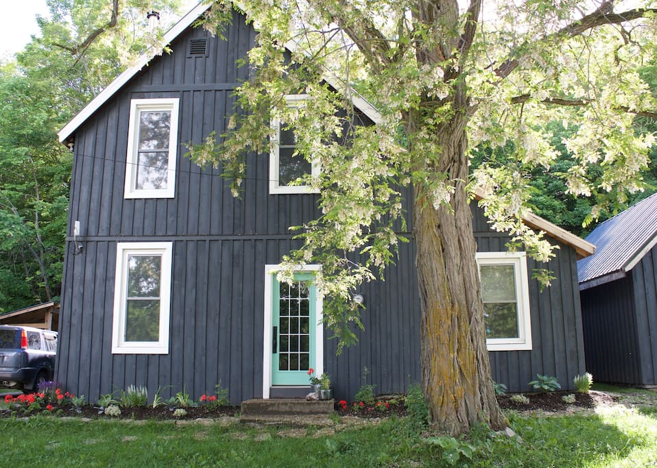 You'll be staying in your own private suite on the right side of the house so you can come and go as you please