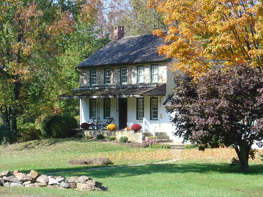 Historic 1790 Fieldstone Farmhouse on 10 acres Houses for Rent in Narvon, Pennsylvania
