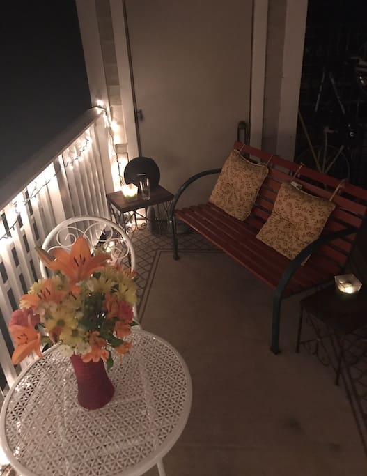 Have a night cap and watch the boats on the lake. Decompress after a long day.