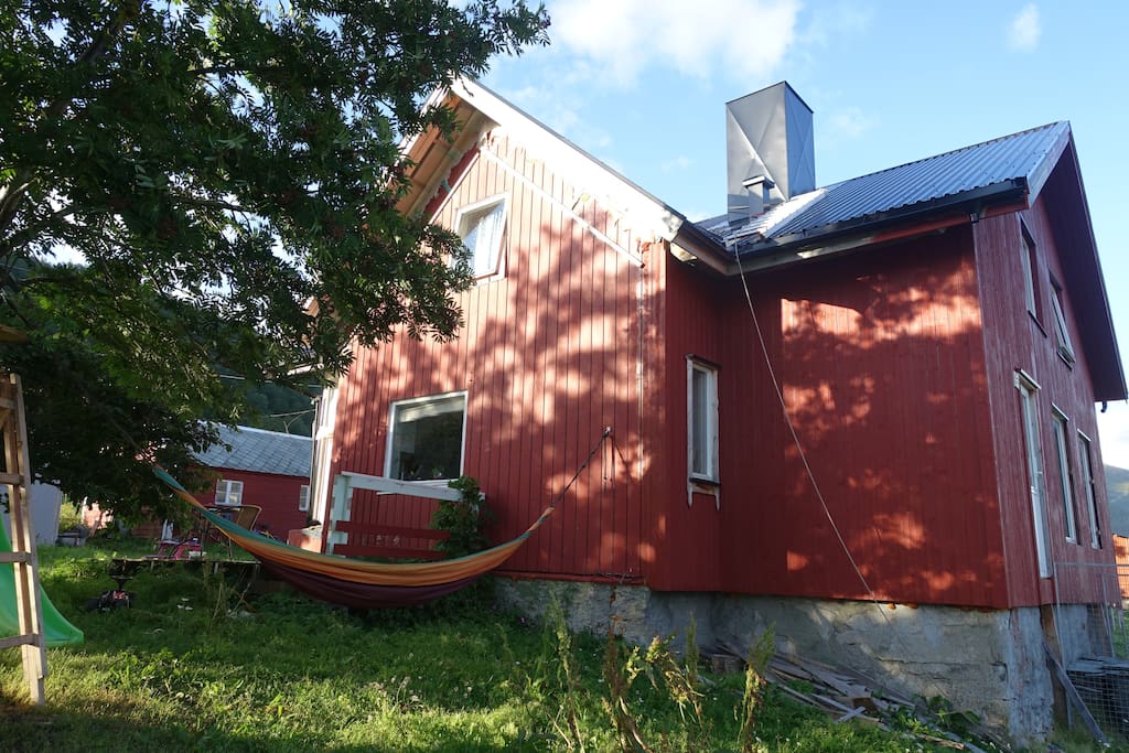 The farmhouse from its best angle