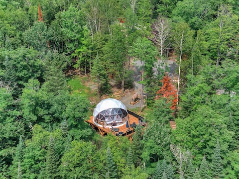 Safari Dome with Hot Tub