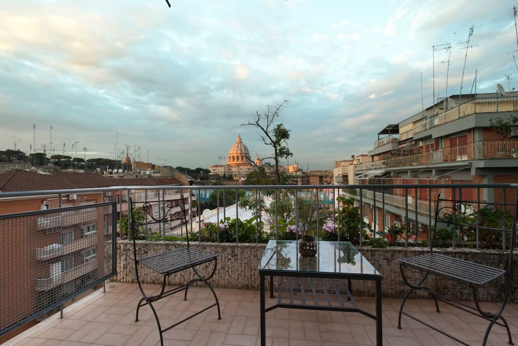 Balcony with Dome view
