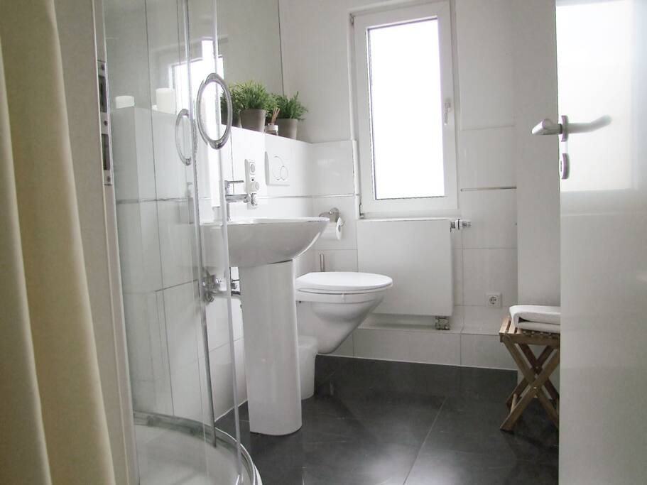 Badezimmer mit Fussbodenheizung