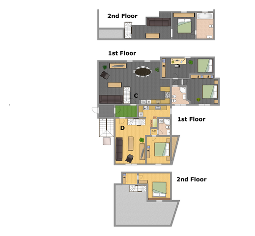 Kozna Loft CD 5-Bedrooms, 3-Bathrooms (Old Town) gallery image 2
