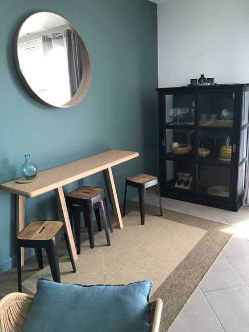coin repas table modulable