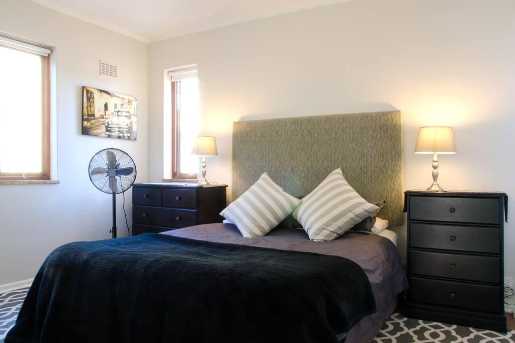 Comfortable Queen size bed.