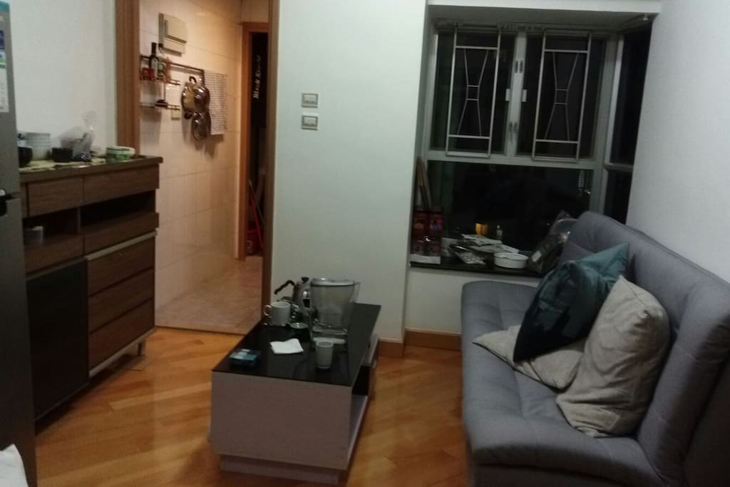 Living Room with coffee table