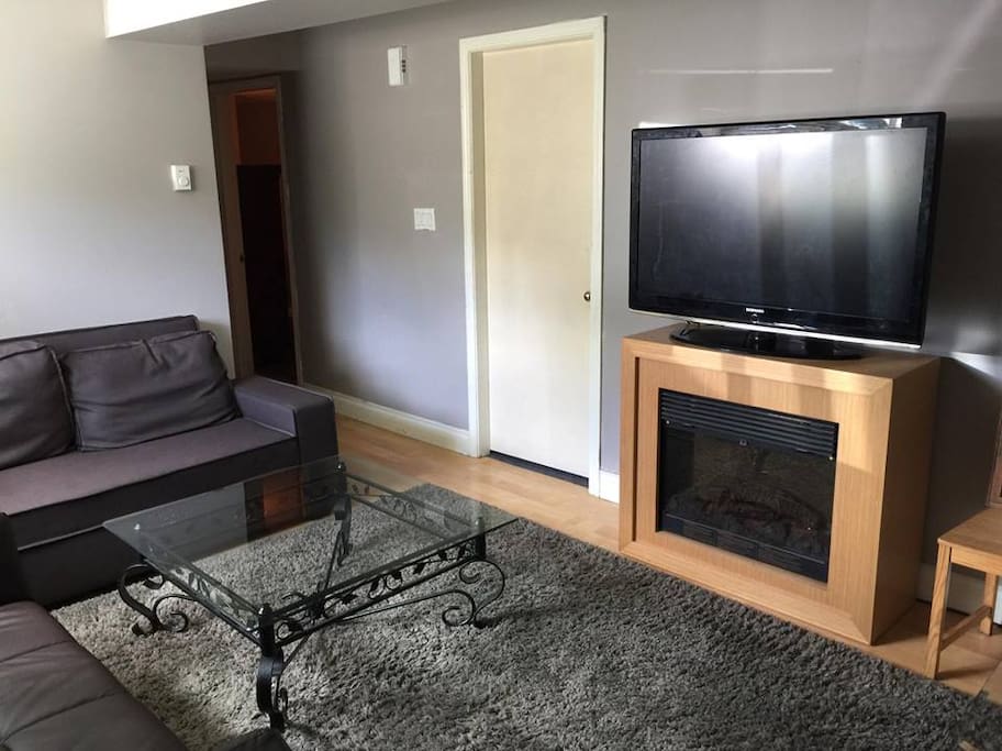 Living room in suite