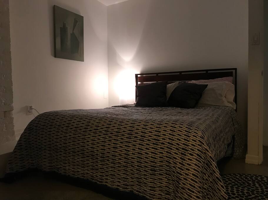 Quiet bedroom in the back