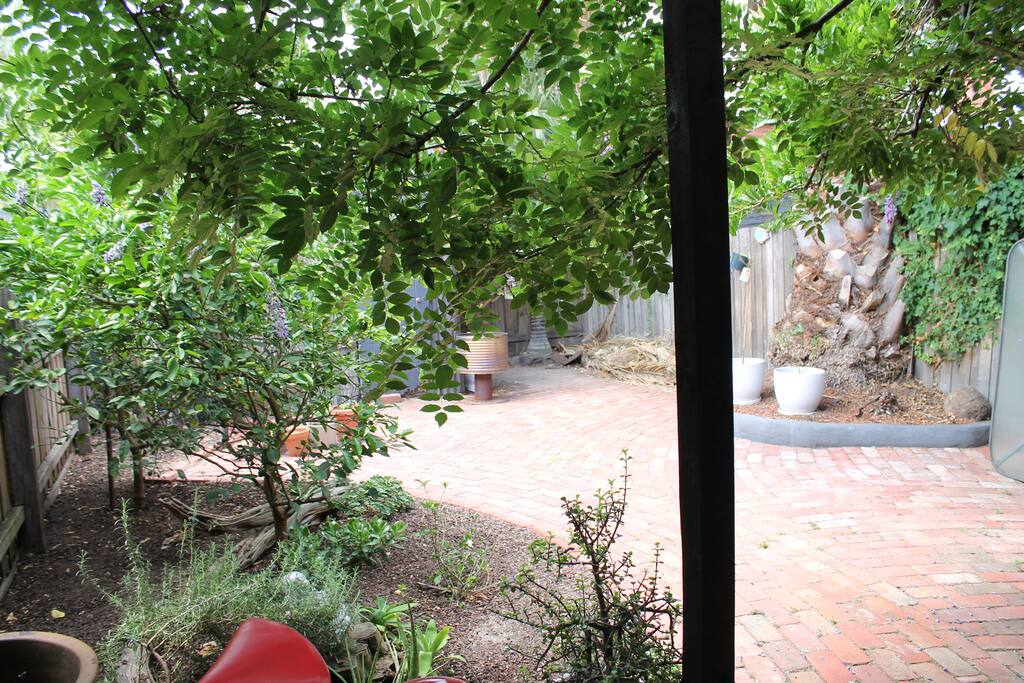 Leafy courtyard