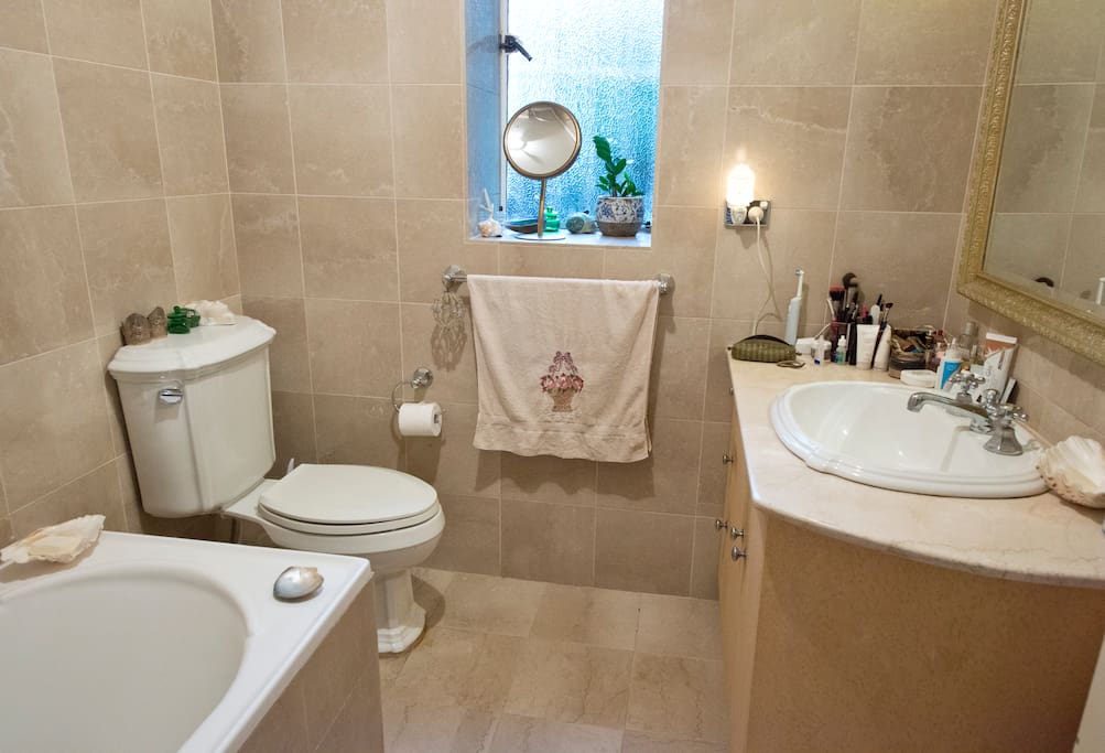 Marble bathroom