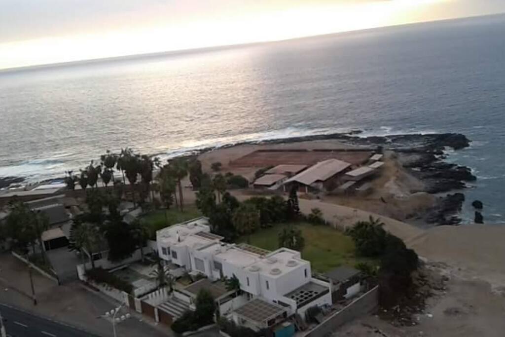 esta es la vista del primer balcon donde se encuentra el living y comedor
