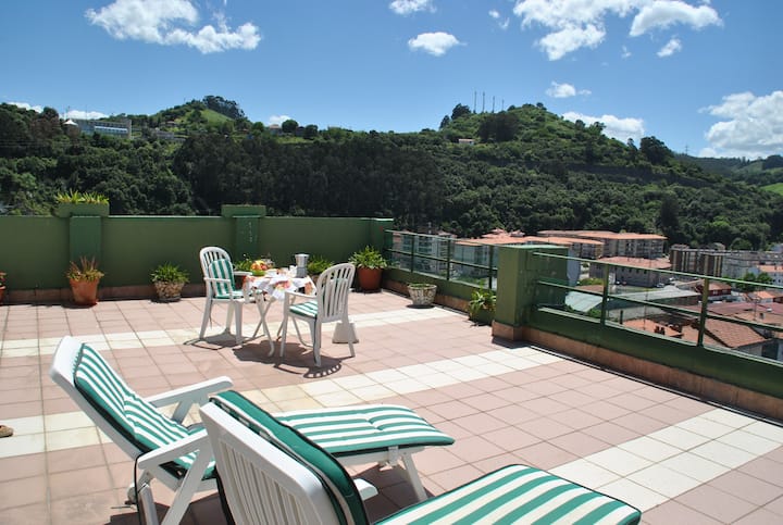 Penthouse in the center of Laredo with 30 m terrace.