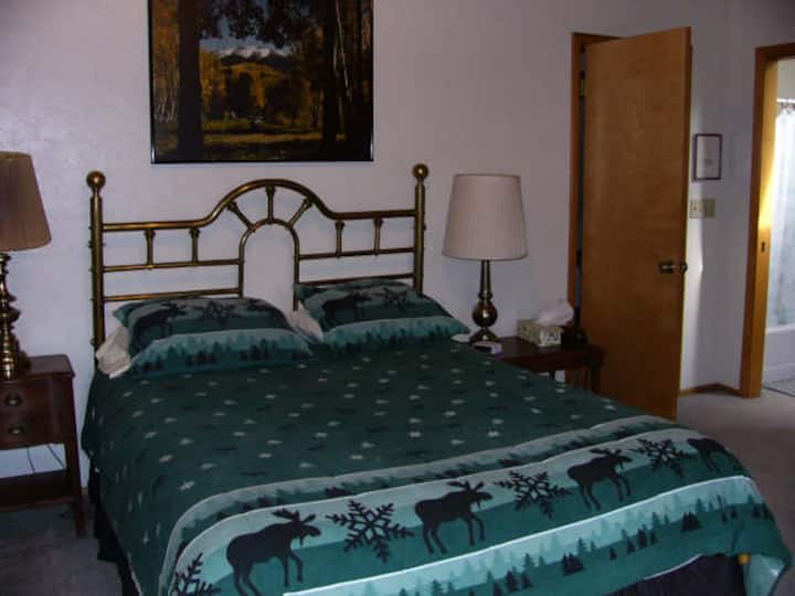 Master Bedroom upstairs with Queen Bed