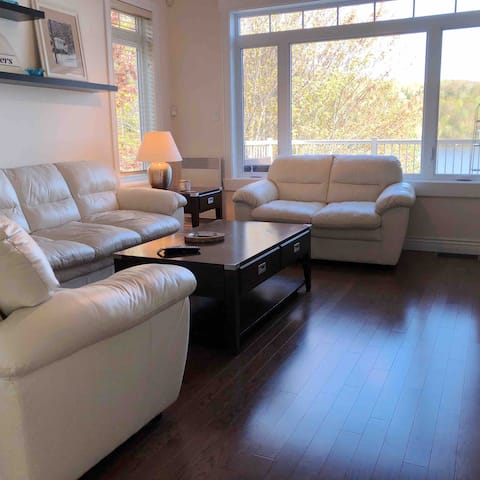 Popular Airbnb listing: The Oasis by the Lake in Saint Adolphe D'howard