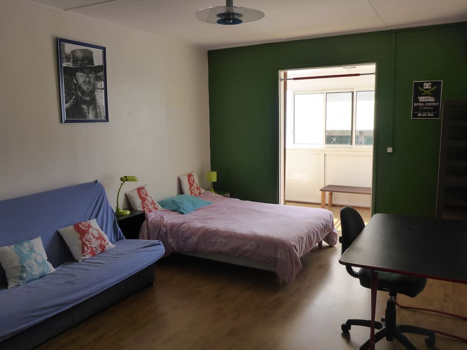 Chambre N°1 et petit balcon