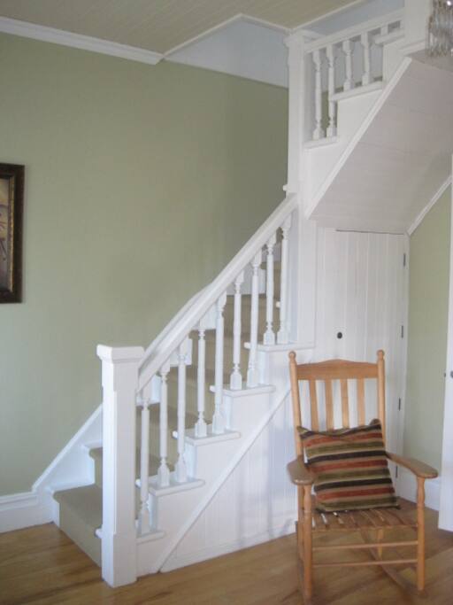 Escalier menant à l'étage
