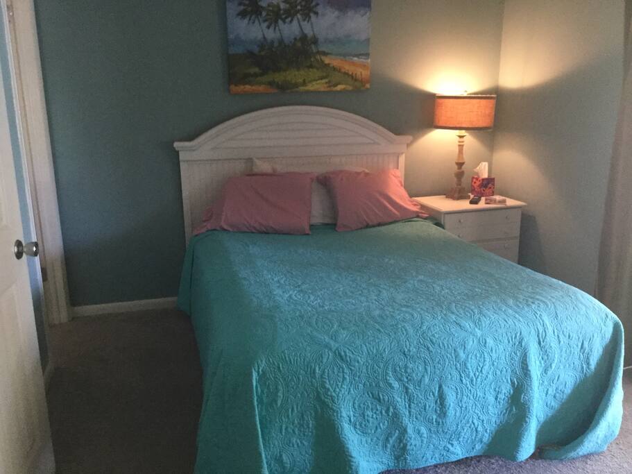 Queen sized bed