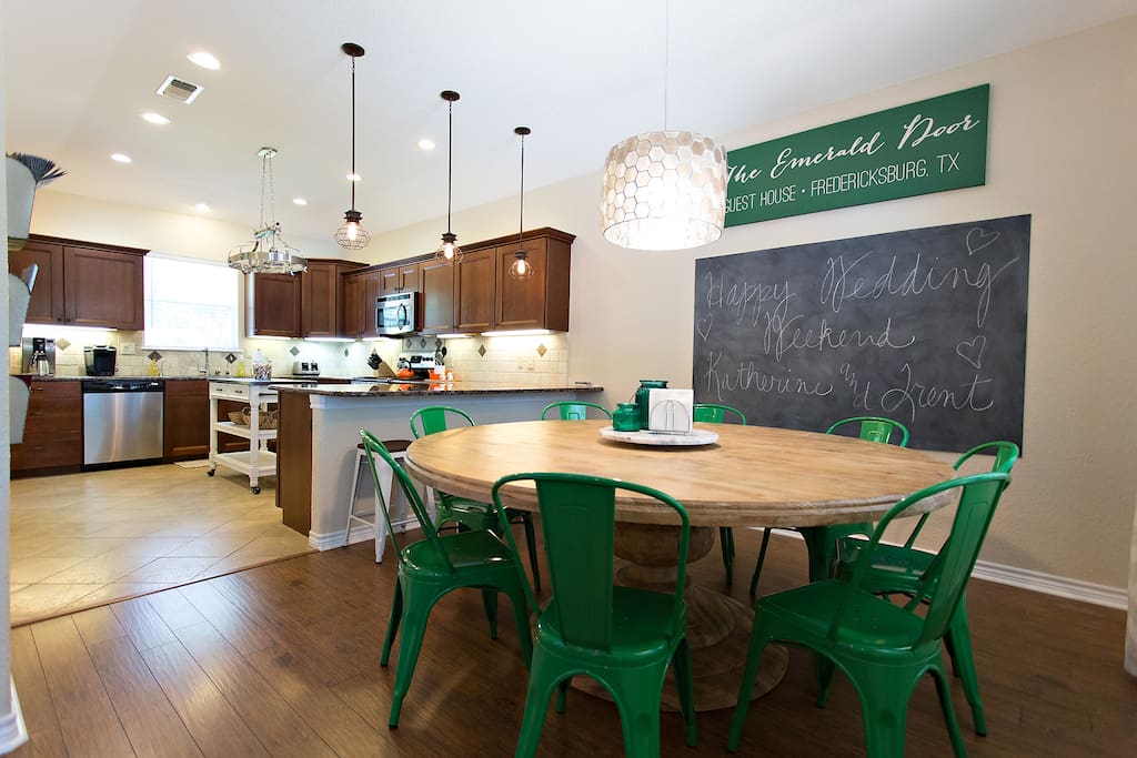 Large fully equipped kitchen