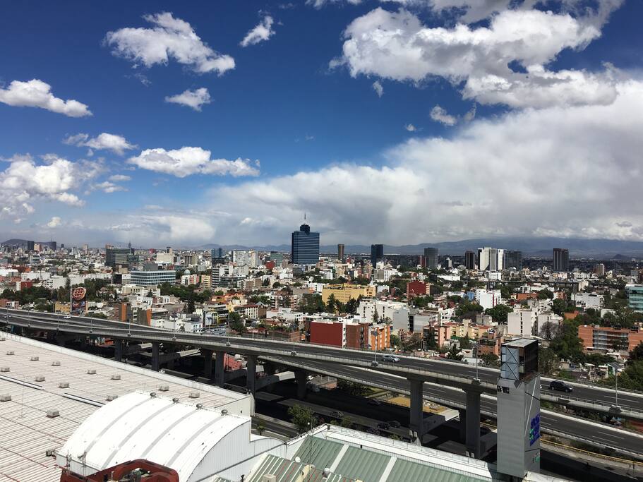Vista desde la recámara principal.