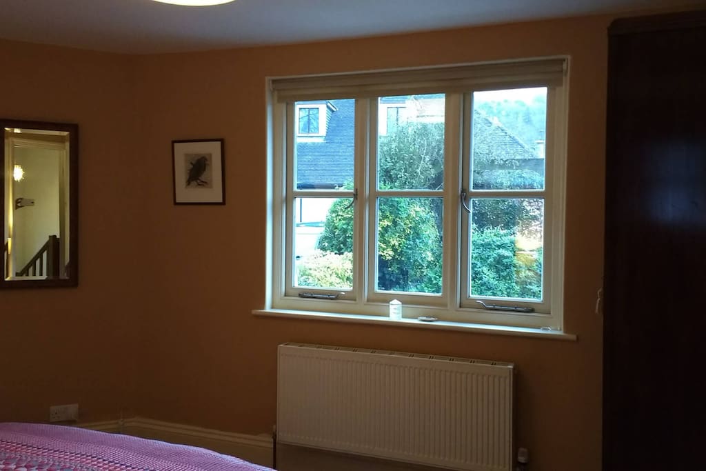 Bedroom window, garden view