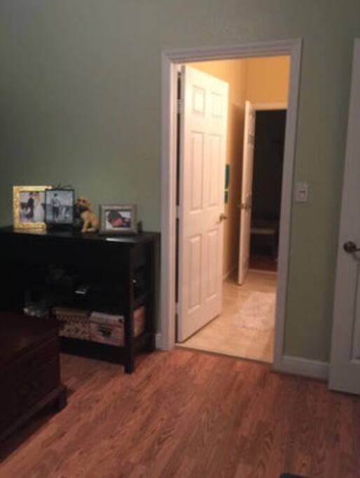 View to connecting private bathroom