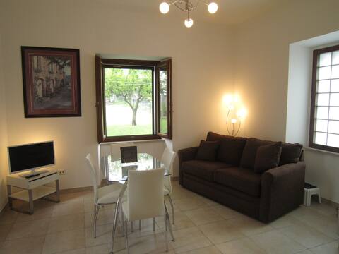 Popular Airbnb listing: Rapino in Majella Park, Private Garden Apartment. in Chieti