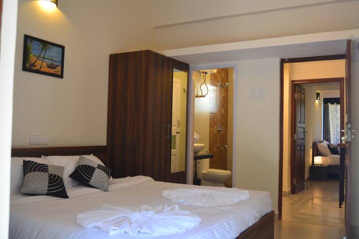Bedroom 2 with toilet ensuite
