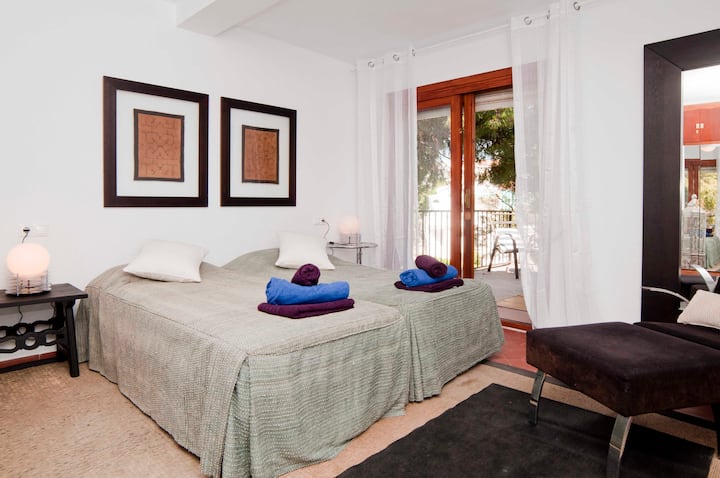 Zen spavaća soba
2 kreveta za jednu osobu