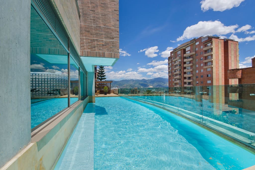The swimming pool