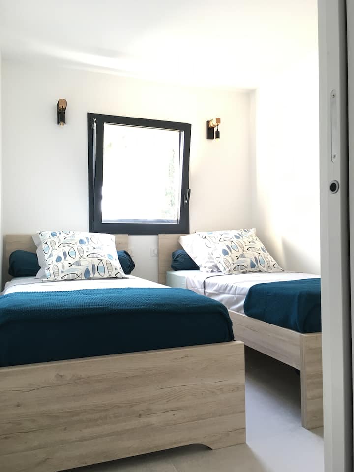 2. spavaća soba s 2 kreveta od 140 * 90